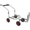 CHARIOT RIVE TRANSPORTER INOX 4 ROUES